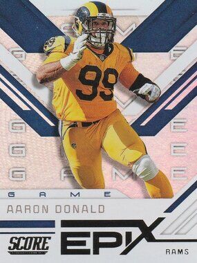 Aaron Donald - 2019 Panini Score Football EPX Series Card